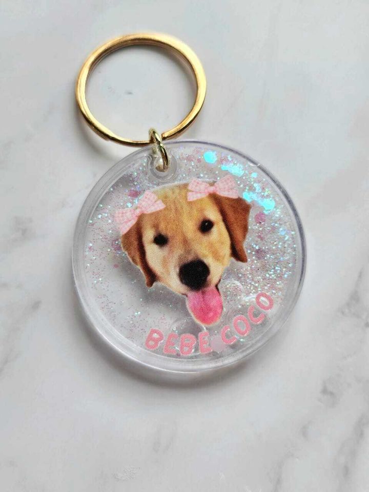 personalized tag keychain shaker liquid personalized (4)