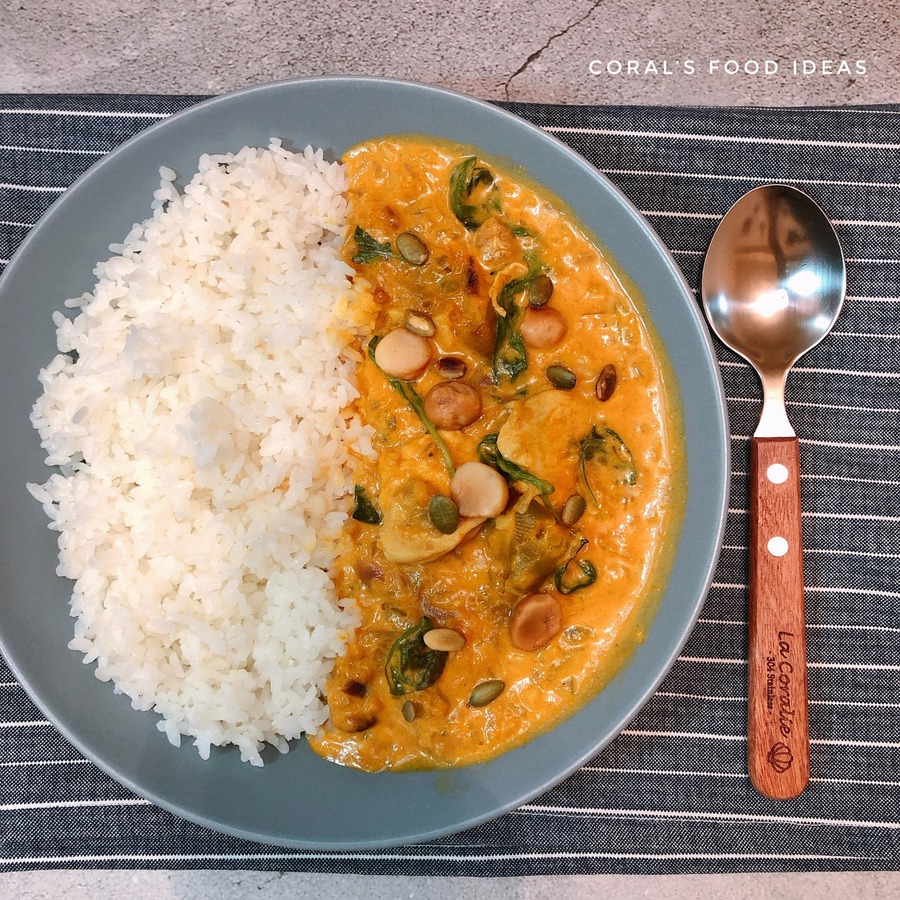【南瓜咖哩飯作法】無需咖哩塊,醬汁自己做更健康✨