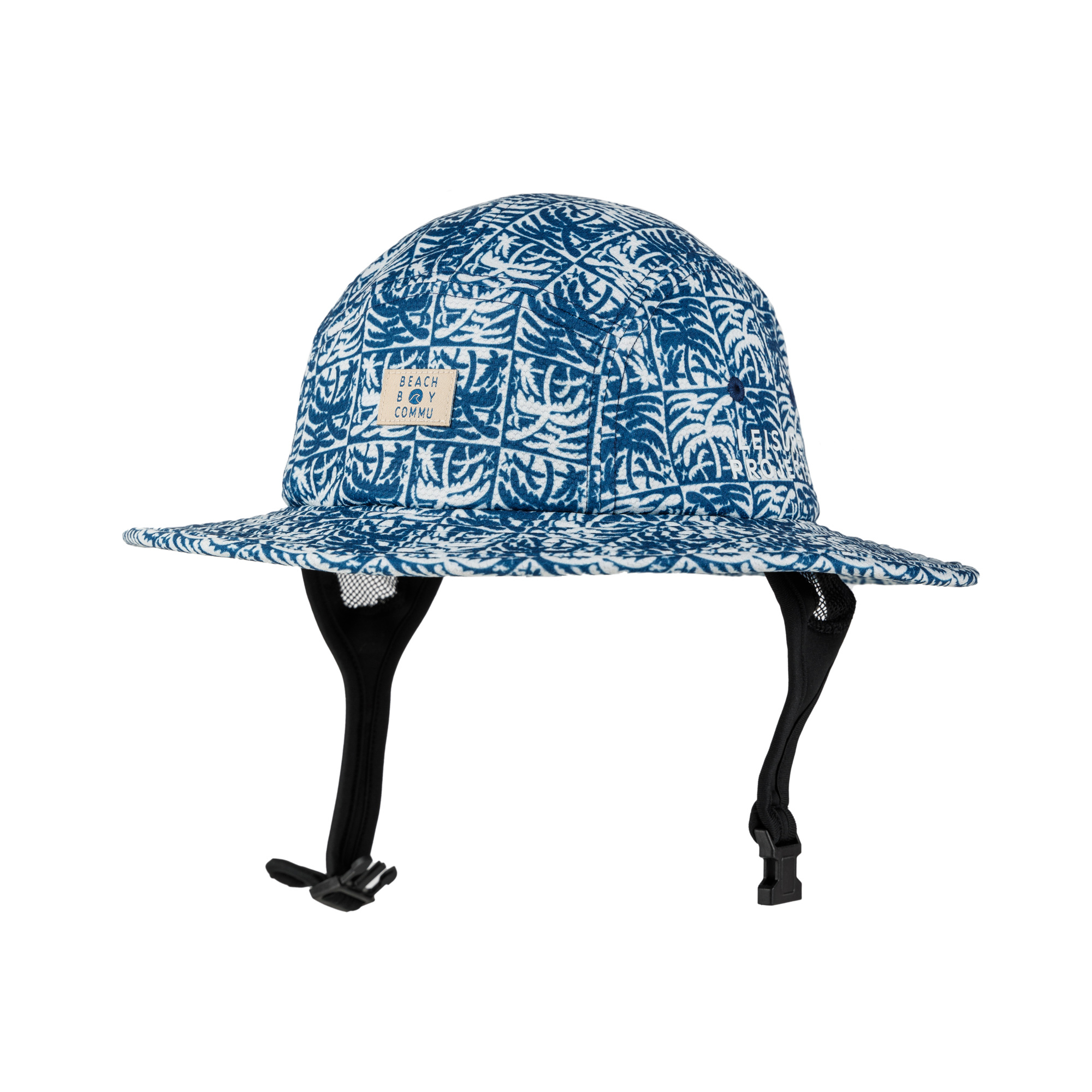 藍色椰子衝浪帽:潛水帽 blue coco surf hat2