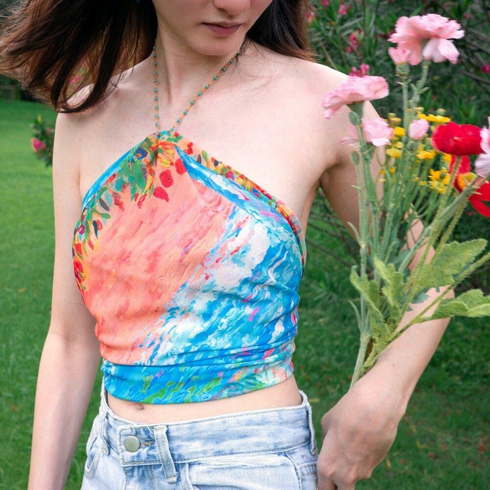bandana scarf - Dancing flowers 7