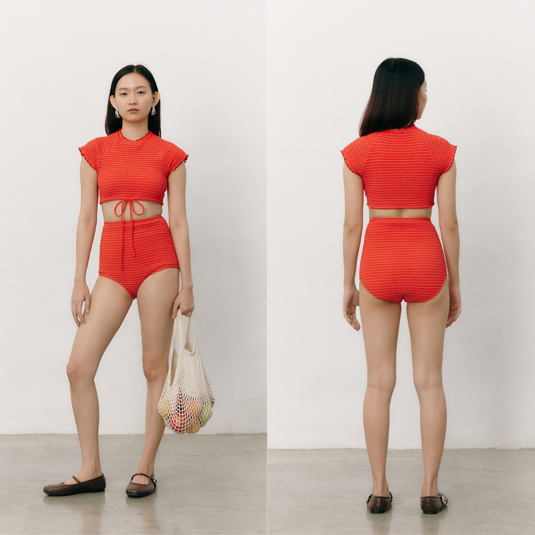 aprilpoolday泳衣smoggie短袖泳衣2