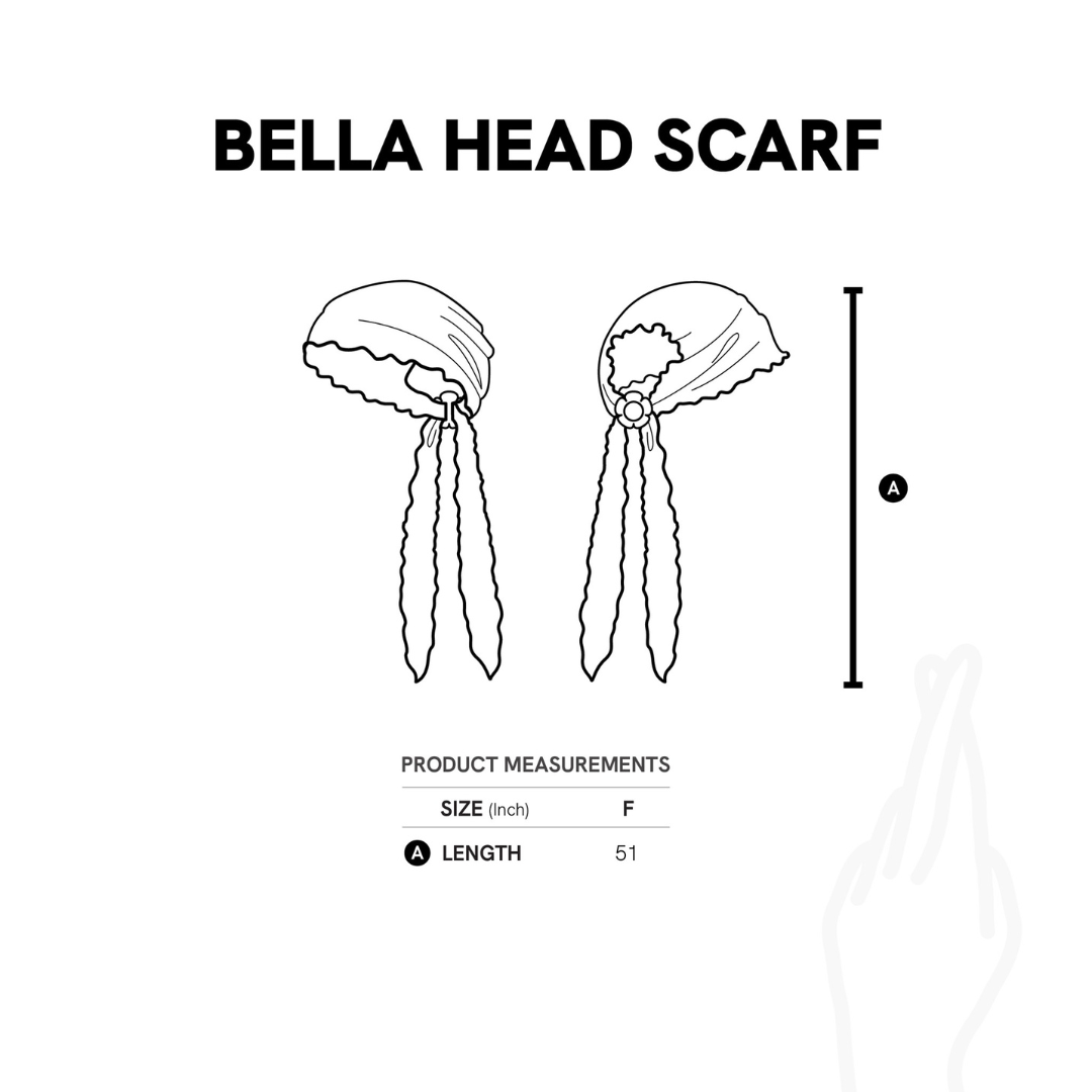 Bella 草莓巧克力格紋頭巾4