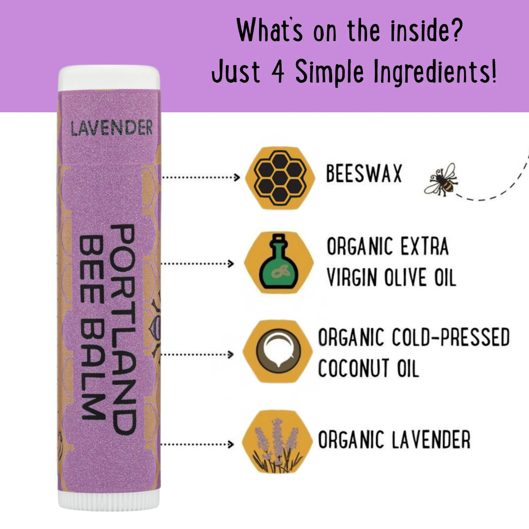 波特蘭天然蜂蠟護唇膏(原味_玫瑰_薰衣草_柚子_防曬係數SP15)5