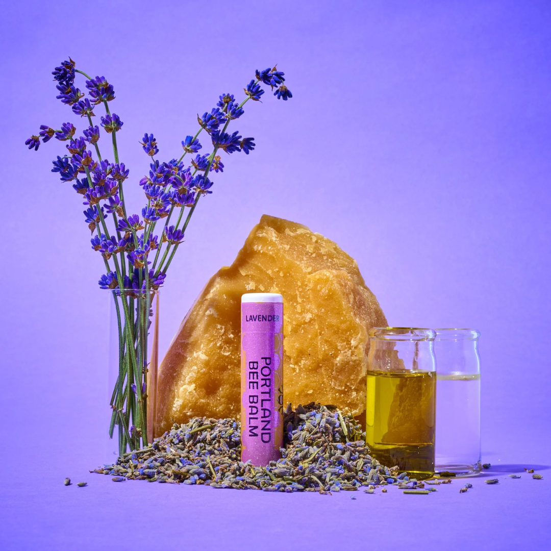 波特蘭天然蜂蠟護唇膏(原味_玫瑰_薰衣草_柚子_防曬係數SP15)1