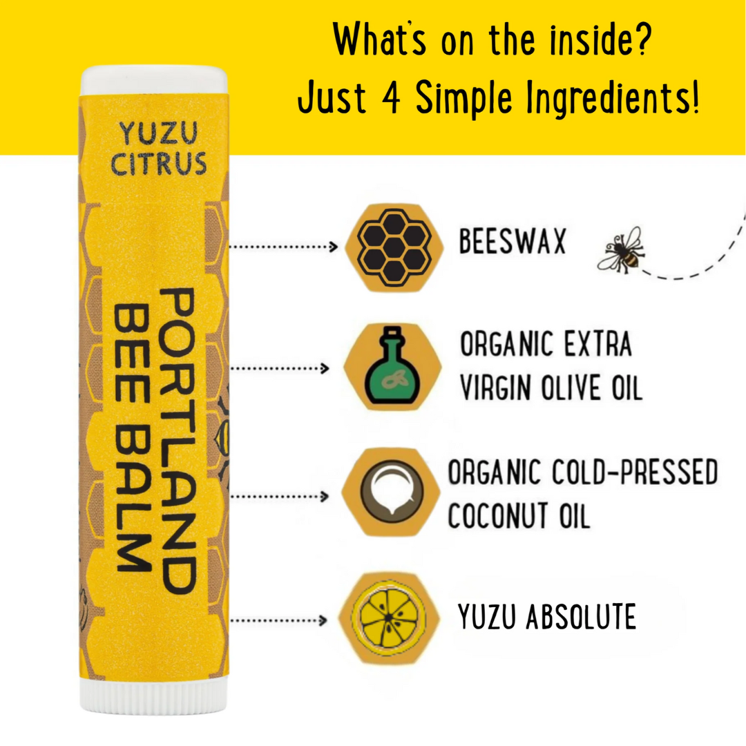 波特蘭天然蜂蠟護唇膏(原味_玫瑰_薰衣草_柚子_防曬係數SP15)9