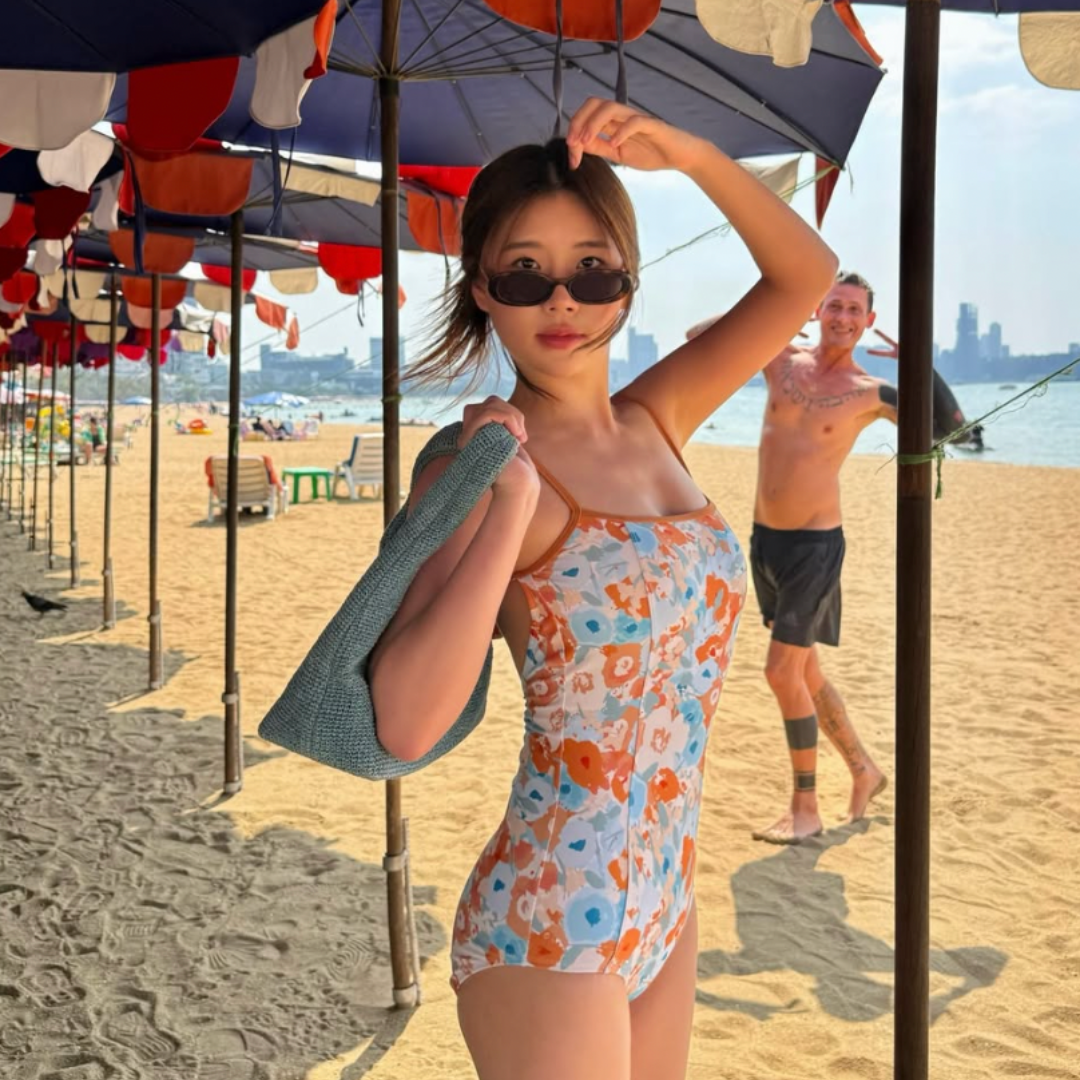 Maillot花花連身泳衣10週年特殊款5