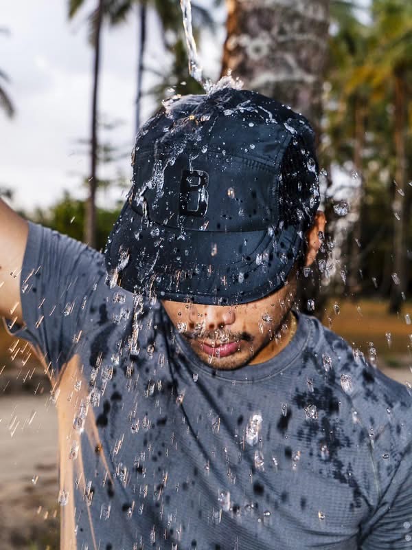 beachboycommu黑色衝浪帽_跑步小帽10