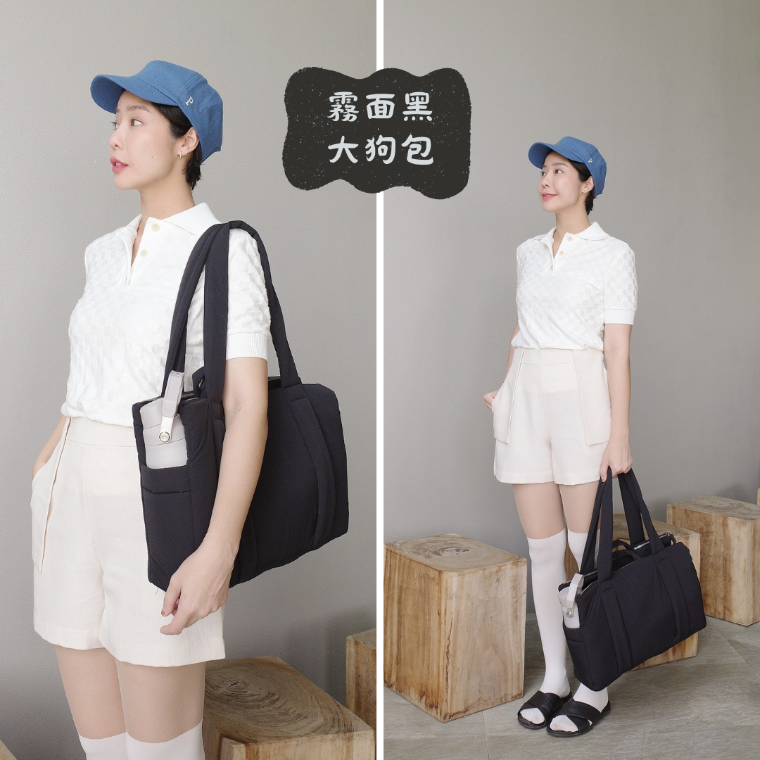 whiteoakfactory超輕量寬肩帶包包 big dog bag5