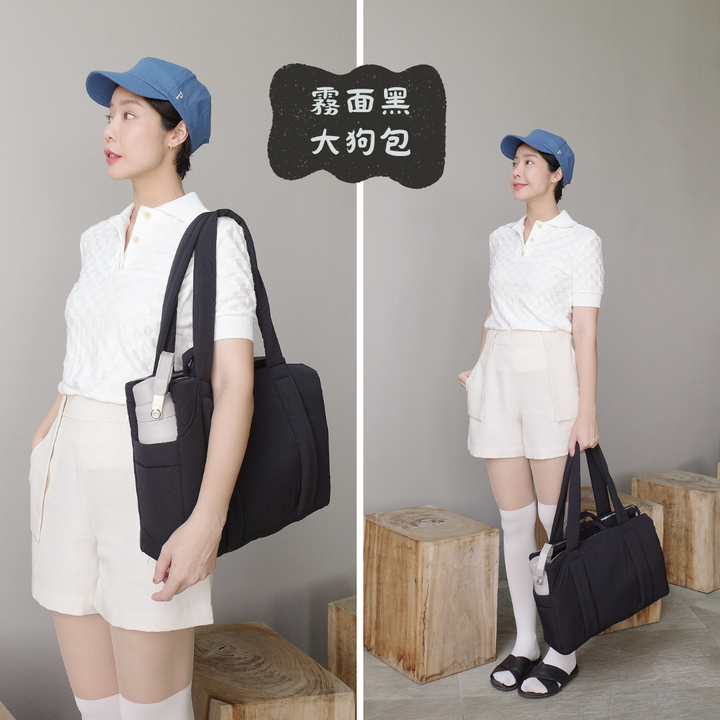 whiteoakfactory超輕量寬肩帶包包 big dog bag5
