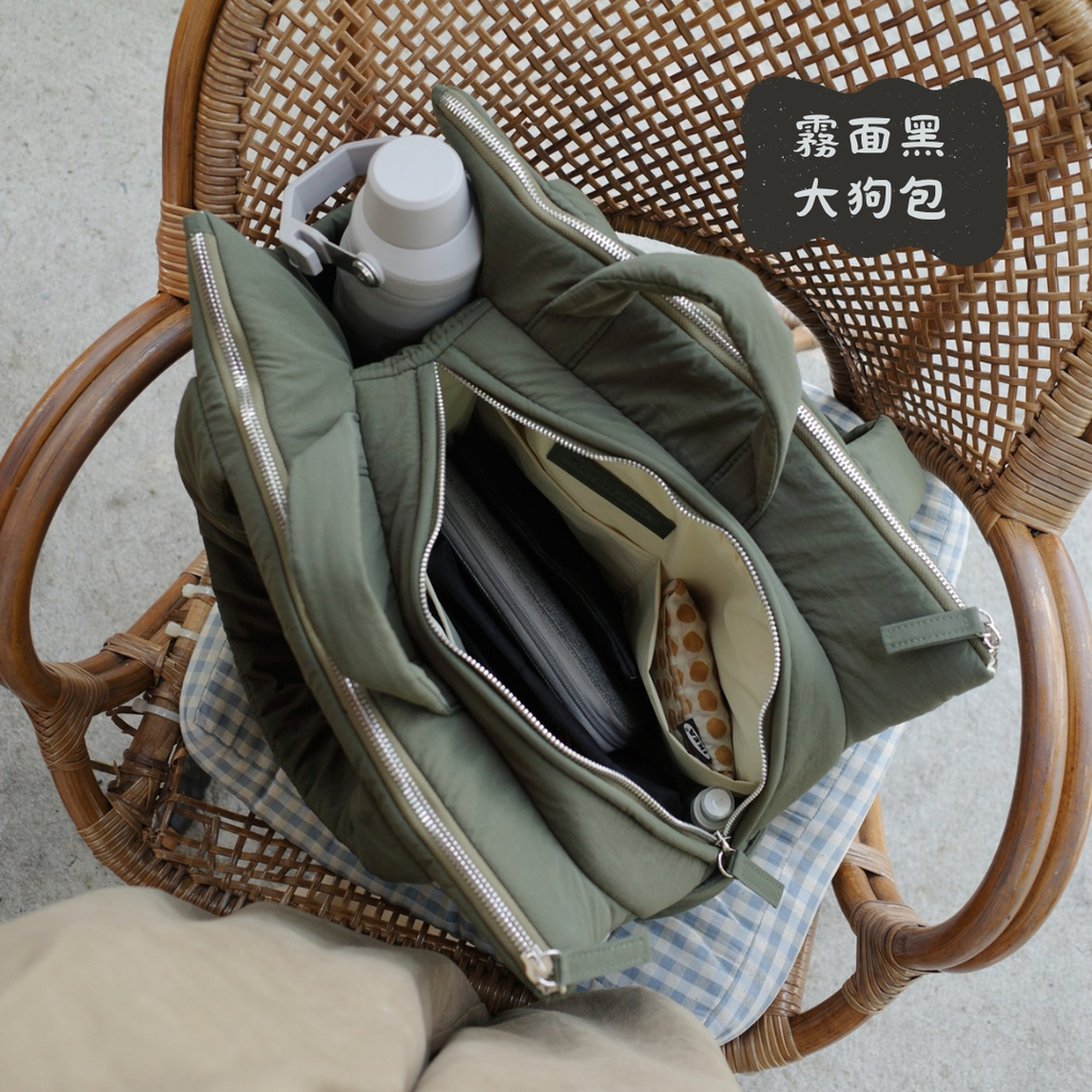 whiteoakfactory超輕量寬肩帶包包 big dog bag3