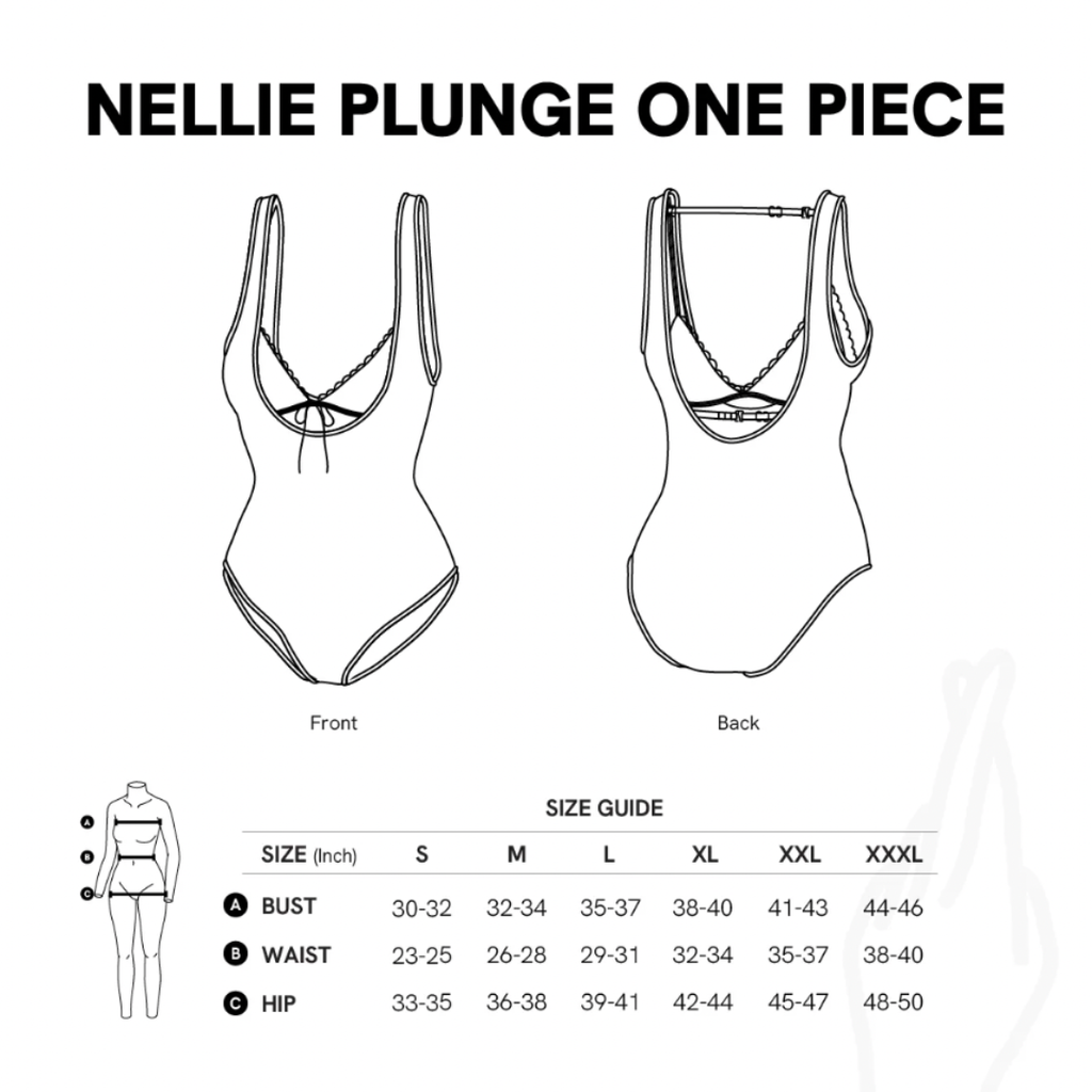 aprilpoolday泳衣Nellie 深V挖背連身泳裝9