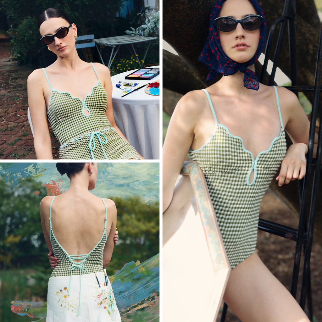泰國 aprilpoolday設計泳衣claudia連身泳衣限定色款8