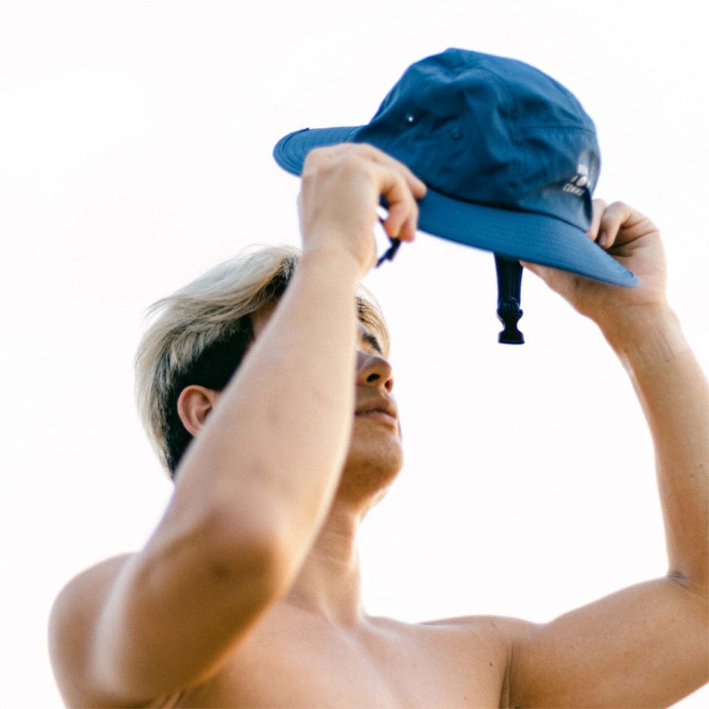 海洋藍色衝浪帽:潛水帽:beachboycommu_9