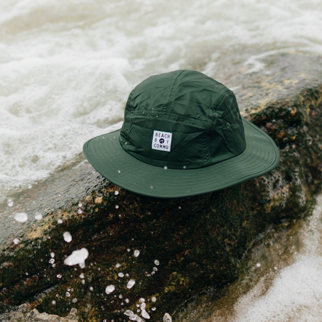 森林綠衝浪帽:潛水帽:beachboycommu_1
