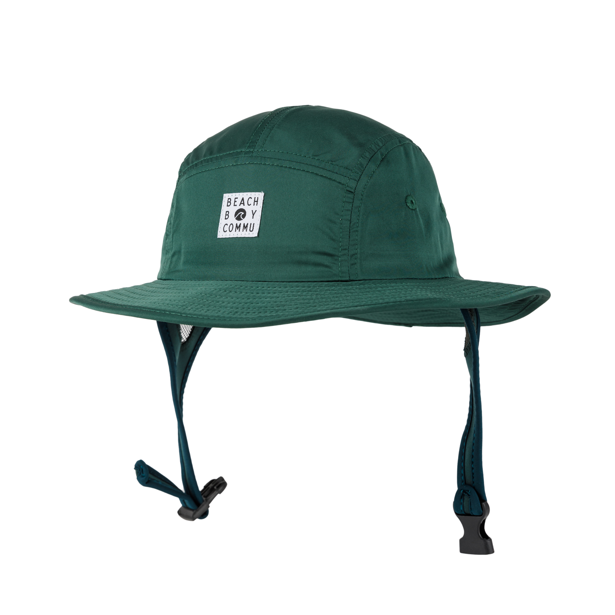 森林綠衝浪帽:潛水帽 wild green surf hat2