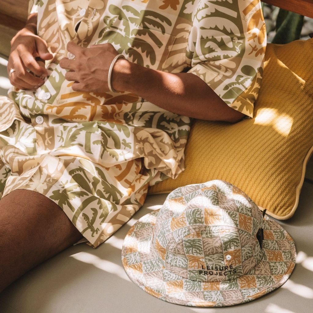 黃綠椰子衝浪帽:潛水帽:beachboycommu_3