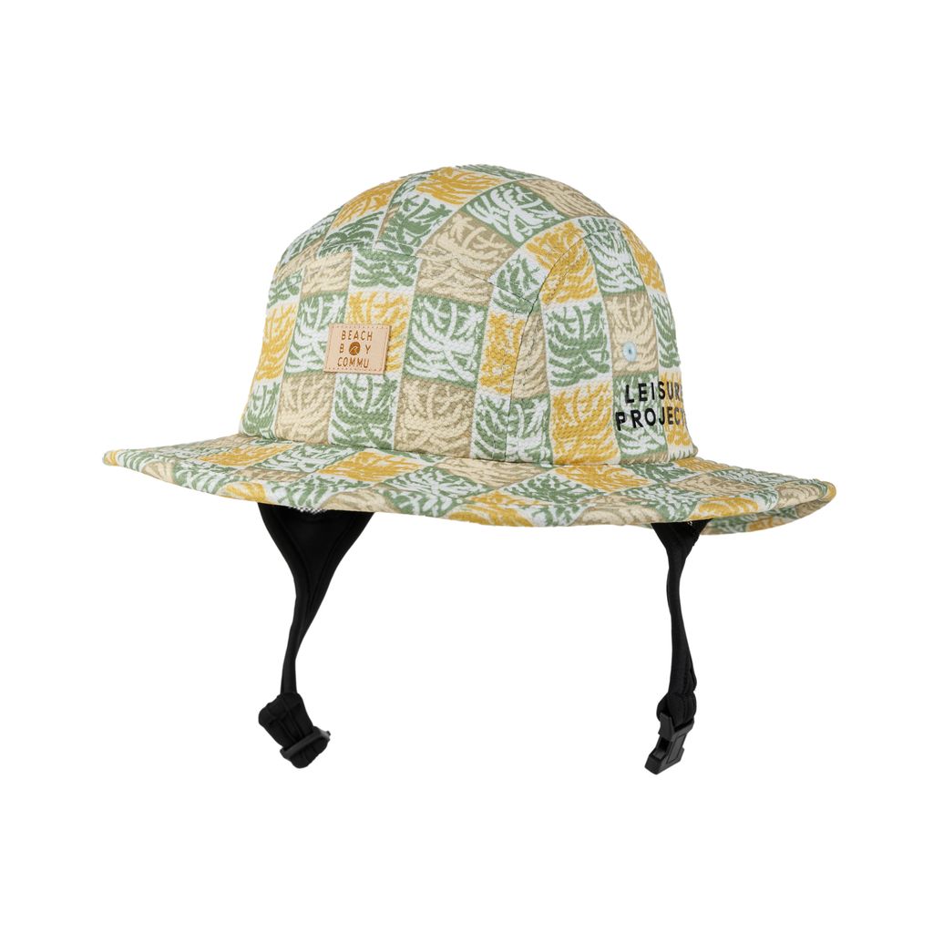 黃色椰子衝浪帽:潛水帽 Yellow coco surf hat2