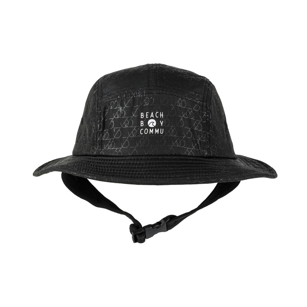 黑色圖騰衝浪帽:潛水帽:beachboycommu