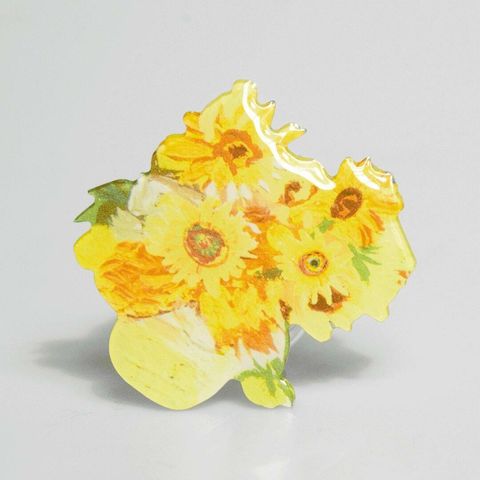 梵谷的向日葵手機支架