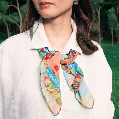 bandana scarf - Dancing flowers 2