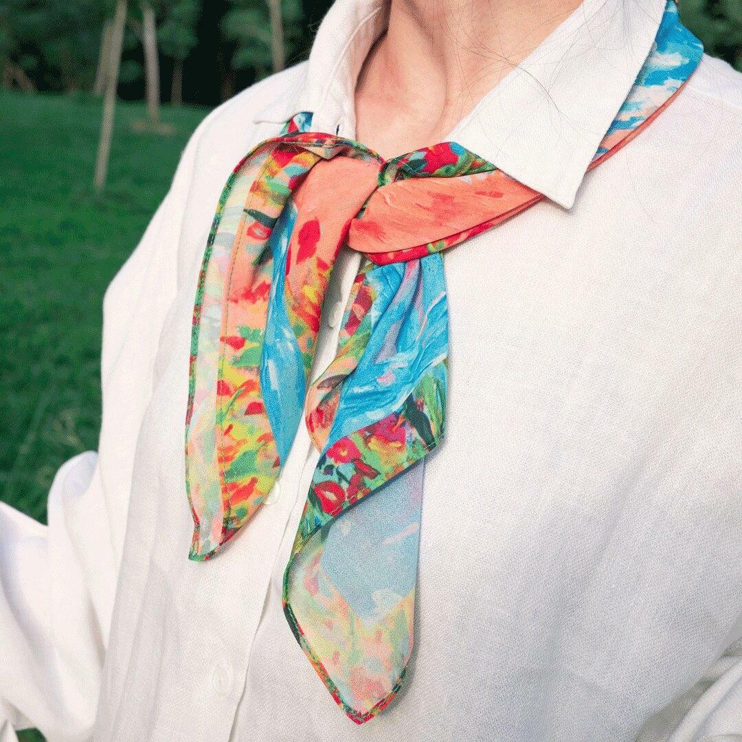 bandana scarf - Dancing flowers 5