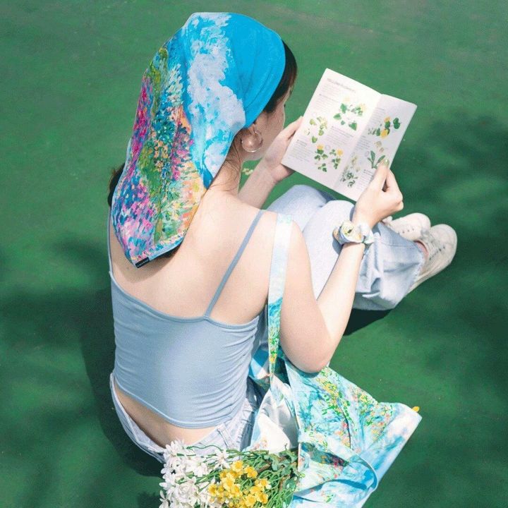 bandana scarf - Flowerfield 10