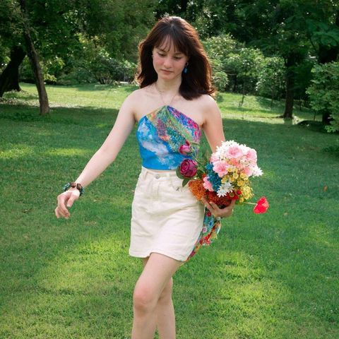 bandana scarf - Flowerfield 7