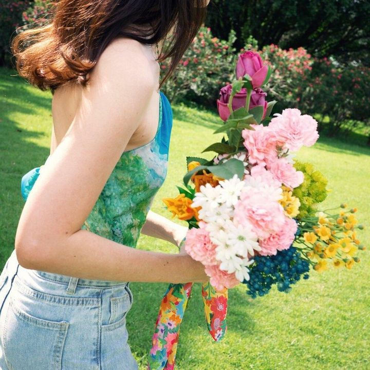 bandana scarf - Blooming day 4