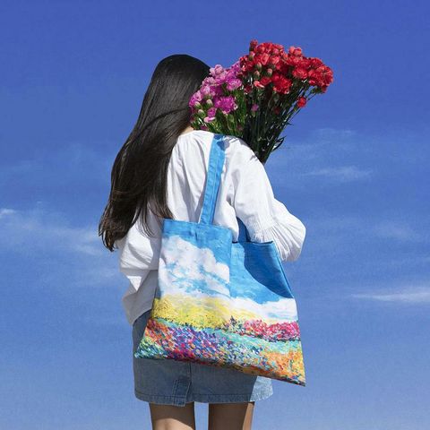 tote bag - flowerfield 3