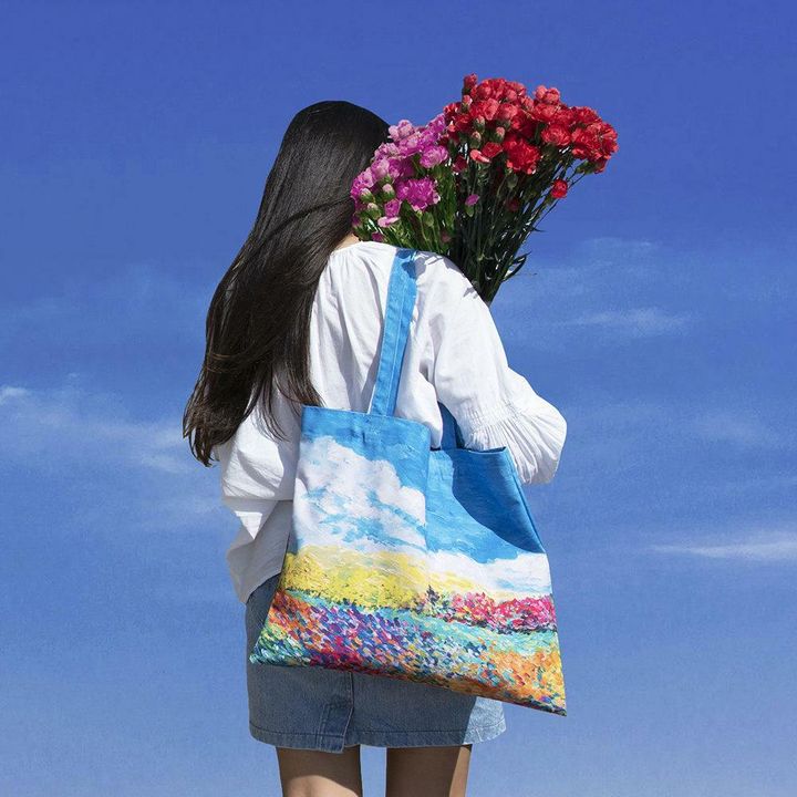 tote bag - flowerfield 3