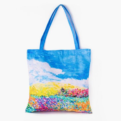 tote bag - flowerfield 