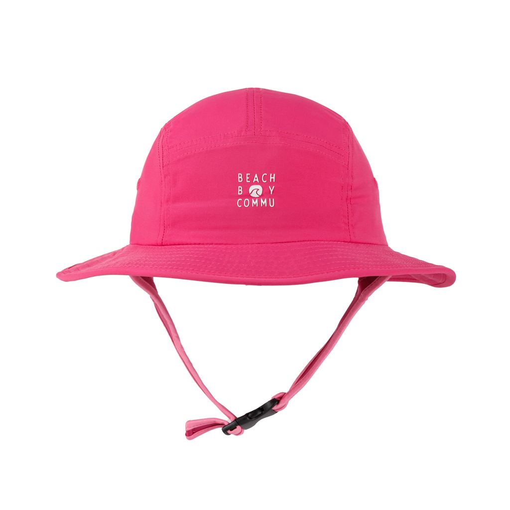 芭比粉紅色衝浪帽:潛水帽 Flamingo pink surf hat2