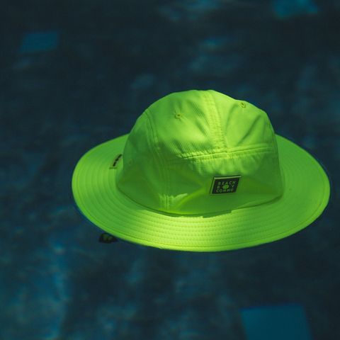 beachboycommu泰國衝浪帽自潛帽螢光綠