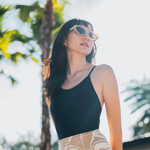 maillotco-crossback黑色連身泳衣7