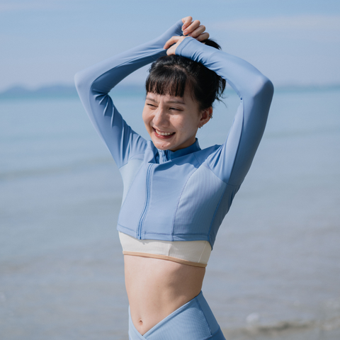 maillotco泳衣Emma 防曬抗UV50短版長袖外套2
