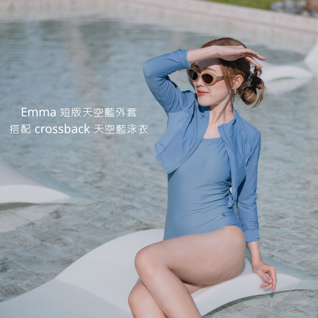 maillotco泳衣Emma 防曬抗UV50短版長袖外套8