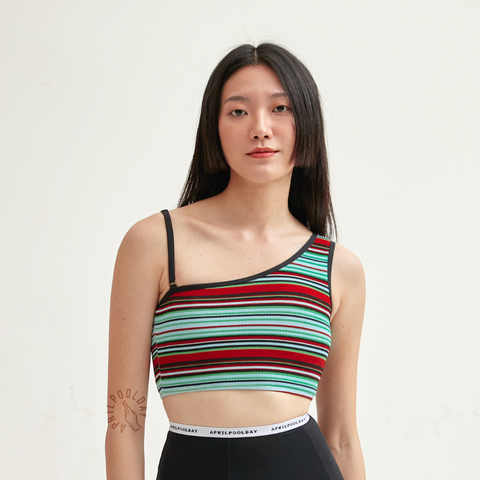 Boogie Top 斜肩兩穿式泳衣上衣│保守女孩│戶外運動|水陸兩穿│泰國 Aprilpoolday 泳衣品牌