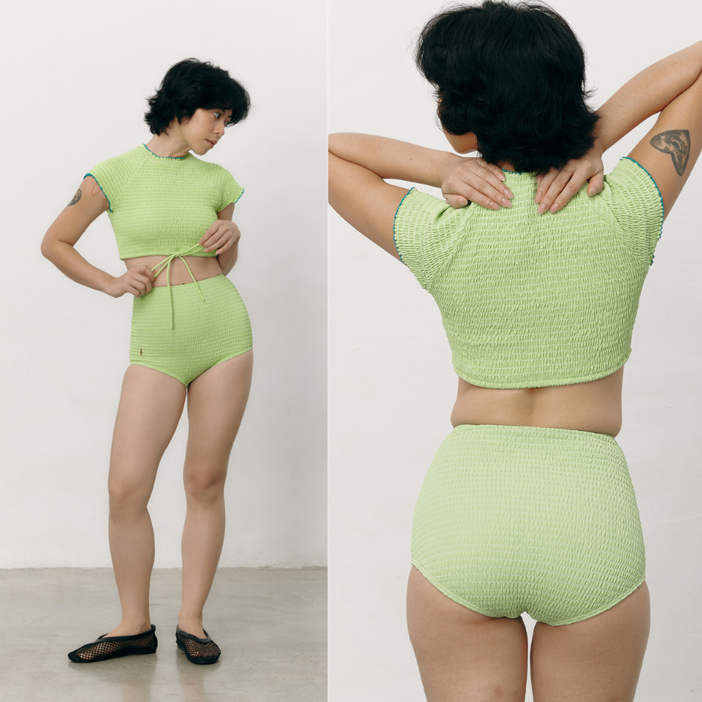 aprilpoolday泳衣smoggie短袖泳衣3