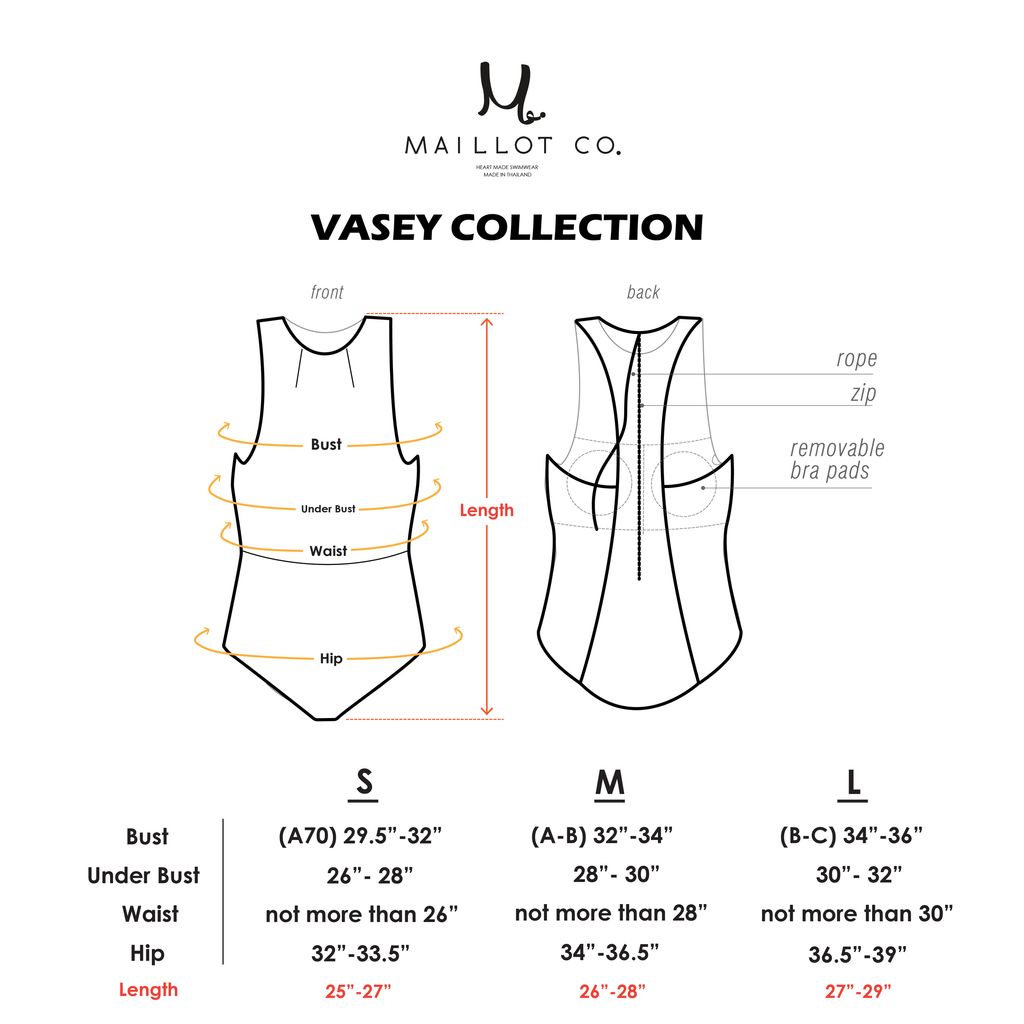 vasey泳衣尺寸表