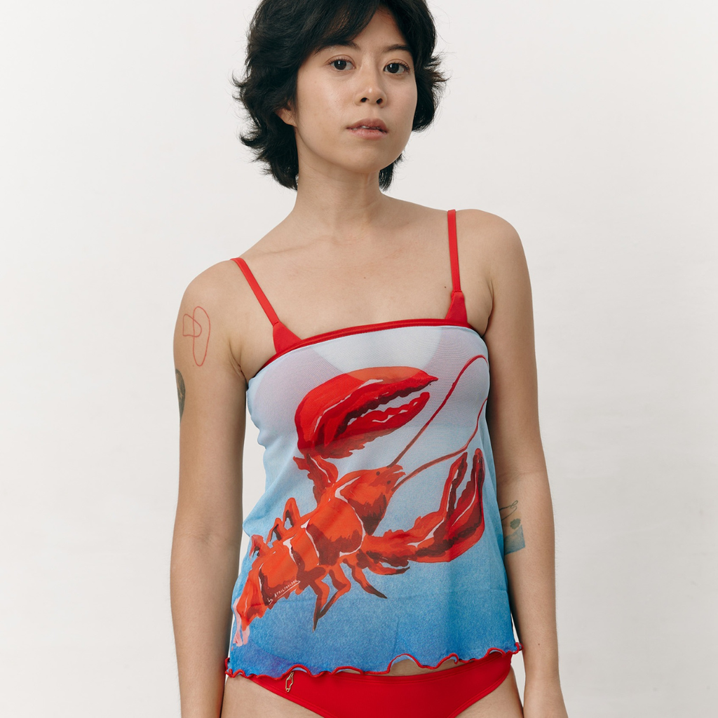 aprilpoolday龍蝦透膚短裙