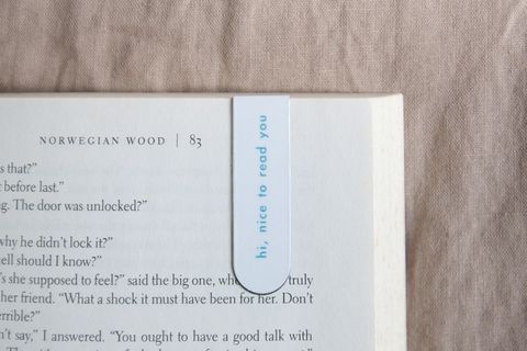  hi, nice to read you 磁鐵書籤3