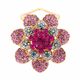 SCB409 ❀ No. 1 ❀ Fuchsia  Lt. Rose  Crystal ( Amethyst AB )