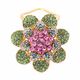 SCB409 ❀ No. 3 ❀ Lt. Rose  Peridot  Crystal ( Amethyst AB )