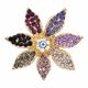B286 ❀ No.1 ❀ Amethyst  Tanzanite  Violet  Crystal  Lt. Ameth  Blk. Diamond  Jet ( Crystal AB )