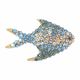R029C ❀ No. 2 ❀ Smk. Sapphire Aqua Crystal ( Aqua AB Hematite )