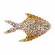 R029C ❀ No. 3 ❀ Topaz 10220 Vintage Rose Jonquil ( Lt. Siam AB Hematite )