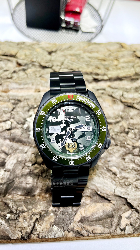 SEIKO 精工5 Sports x 快打旋風蓋爾GUILE 聯名限量機械錶精選 SEIKO 精工5 Sports x 快打旋風蓋爾GUILE 聯名限量機械錶精選