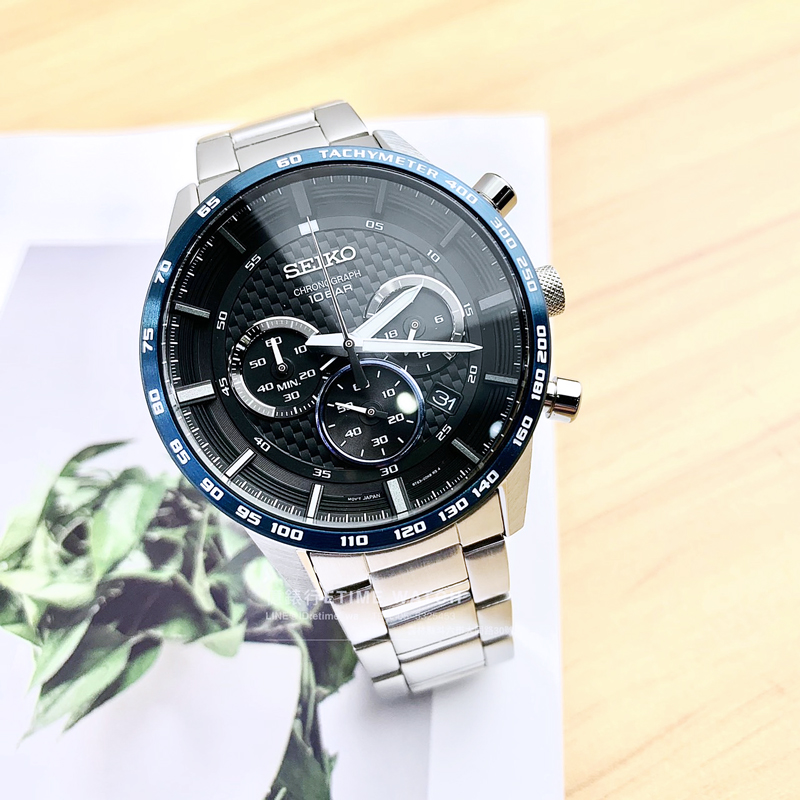 SEIKO SSB357P1 精工三環計時男錶8T63-00L0D 公司貨– 億錶行手錶專賣店