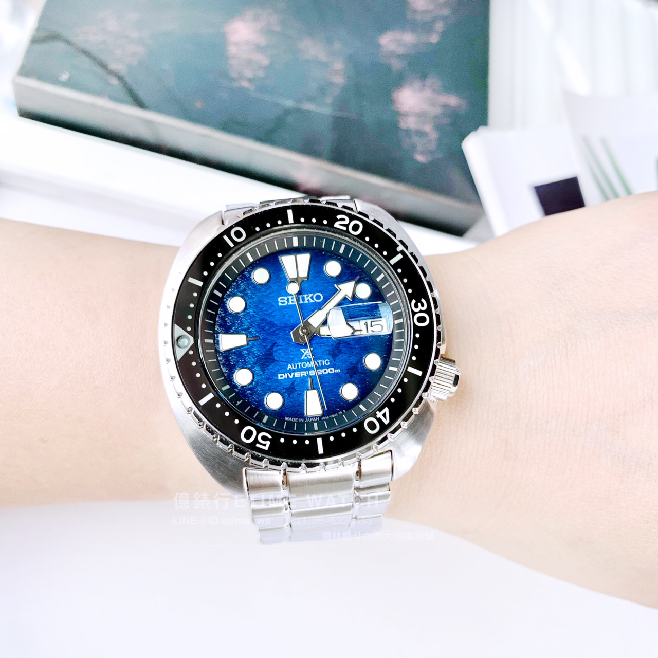 SRPE39J1 SEIKO PROSPEX DIVER SCUBA 愛海洋魟魚機械潛水錶4R36-06Z0U