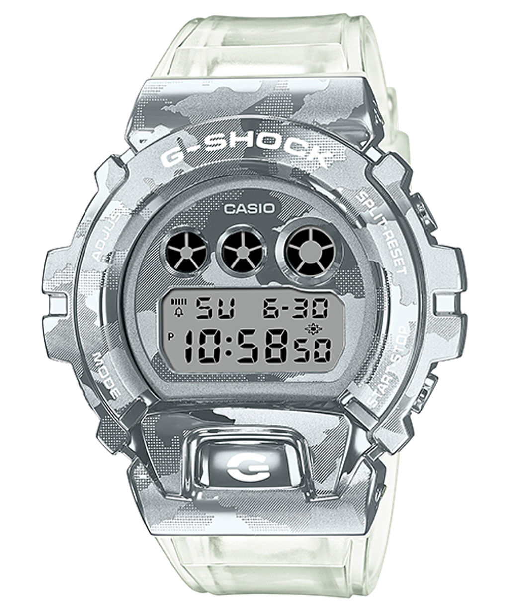 G-SHOCK GM-6900鋼鐵系列強悍街頭潮流金屬迷彩型男手錶公司貨防水耐 